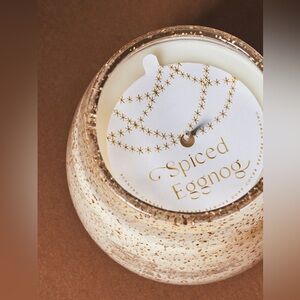 Anthropologie Icicles Spiced Eggnog (Gourmand Spice) Candle, 65 Hour Burn Time